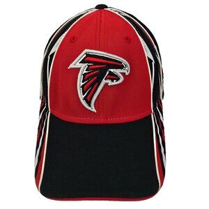 Atlanta Falcons Hat Vintage 90s Reebok NFL Equipment Sideline Cap OSFA Red Black